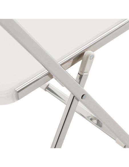 Set 4 sedie pieghevoli con carrello o gancio a muro Trixy Lux