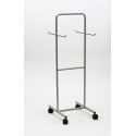 Set 4 sedie pieghevoli con carrello o gancio a muro Trixy Lux