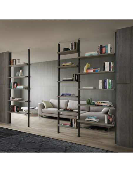 Libreria divisoria bifacciale pavimento soffitto Kimberly Libreria divisoria bifacciale pavimento soffitto Kimberly