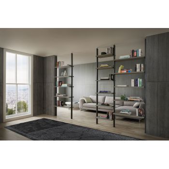Libreria divisoria bifacciale pavimento soffitto Kimberly 2