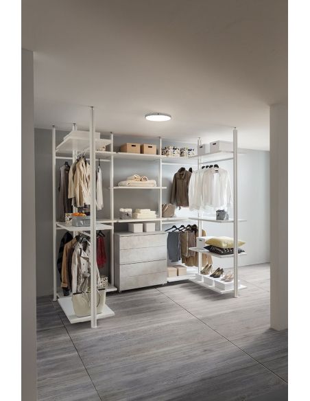Cabina armadio angolare design moderno Kimberly 2