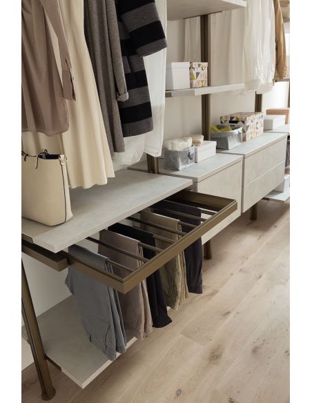 Cabina armadio stretta e lunga design moderno Kimberly 3