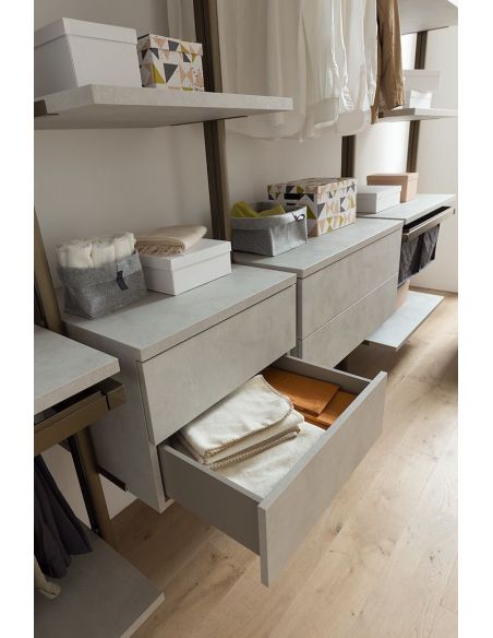 Cabina armadio stretta e lunga design moderno Kimberly 3