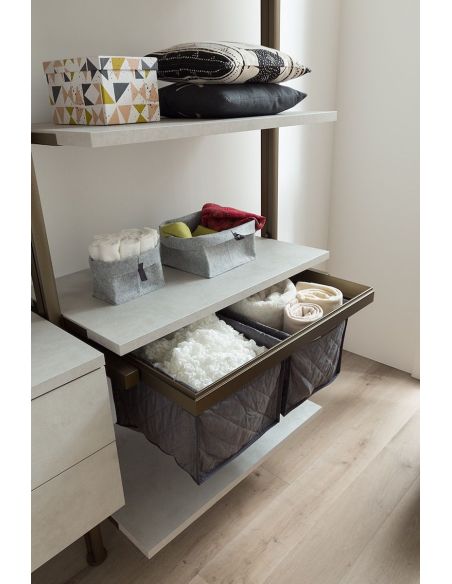 Cabina armadio stretta e lunga design moderno Kimberly 3