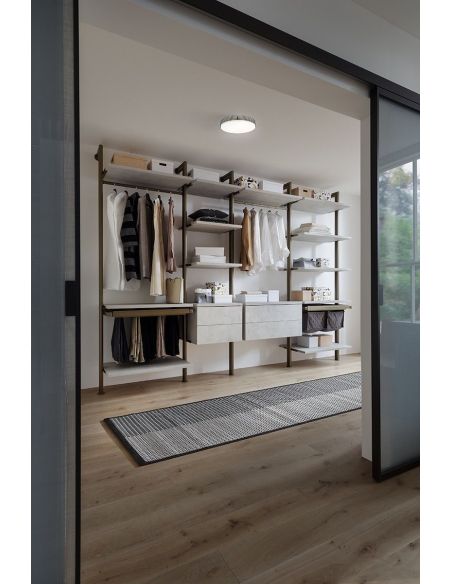 Cabina armadio stretta e lunga design moderno Kimberly 3