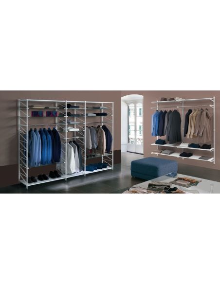 Cabina armadio componibile design moderno Melker B