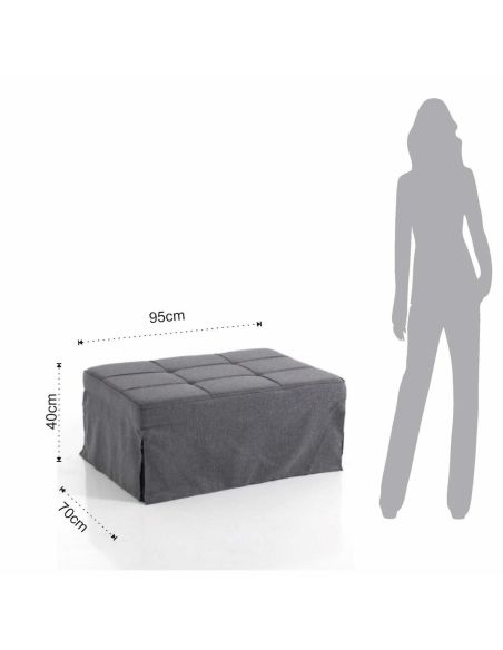Pouf letto singolo design moderno Tricky Pouf letto singolo design moderno Tricky