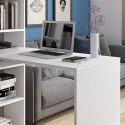 Scrivania angolare con libreria verticale Flix | Scrivanie salvaspazio