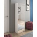 Armadio guardaroba ingresso con anta a specchio Keris B