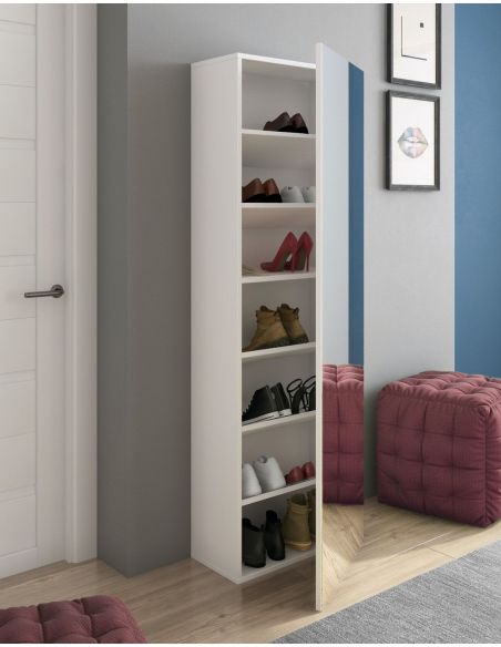 Armadio guardaroba ingresso con anta a specchio Keris B Armadio guardaroba ingresso con anta a specchio Keris B