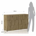 Madia moderna design finitura rovere Units