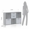Madia alta moderna per cucina o soggiorno Skakko