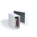 Consolle trasformabile in tavolo con sedie pieghevoli incorporate Newton