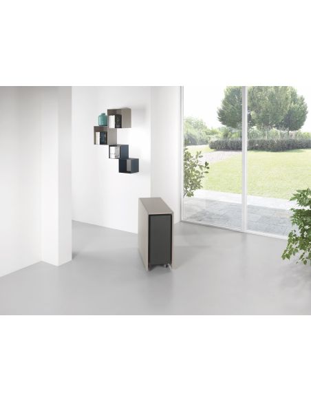 Tavolo consolle allungabile con sedie incorporate Newton