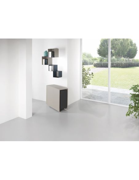 Tavolo consolle allungabile con sedie incorporate Newton