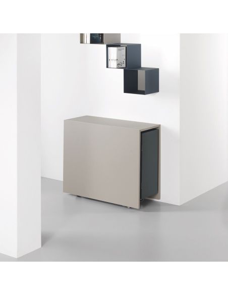 Tavolo consolle allungabile con sedie incorporate Newton