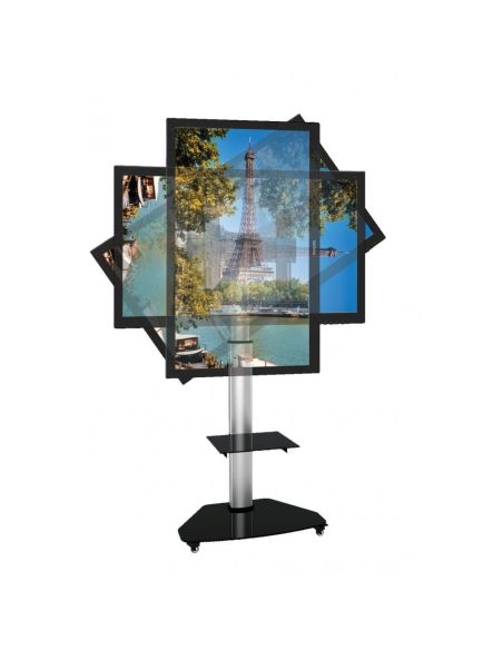 Carrello porta TV regolabile e ruotabile 37 - 70 pollici Agile