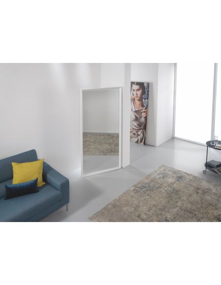 Specchiera angolare ingresso in alluminio Angle Vanity