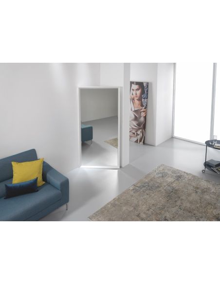 Specchiera angolare ingresso in alluminio Angle Vanity