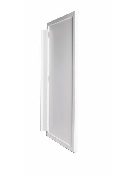 Specchiera angolare ingresso in alluminio Angle Vanity