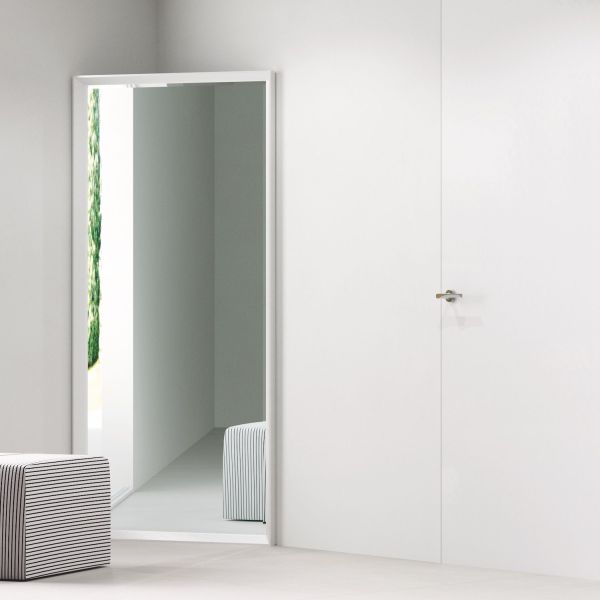 Specchiera angolare ingresso in alluminio Angle Vanity