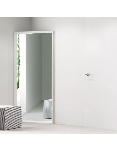 Specchiera angolare ingresso in alluminio Angle Vanity