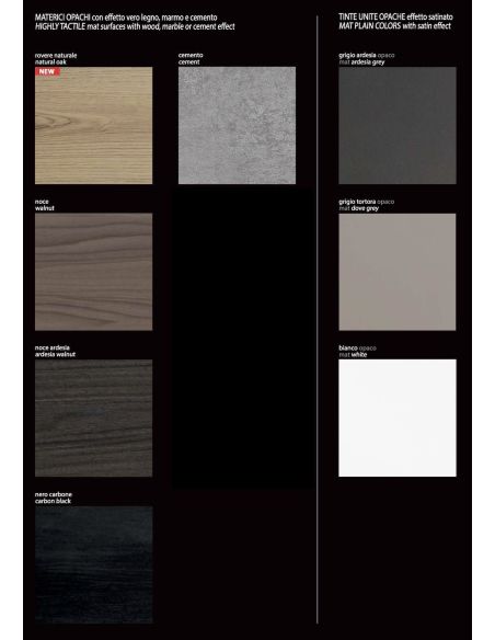 Scrivania design in vetro e laminato 120 cm Patrik