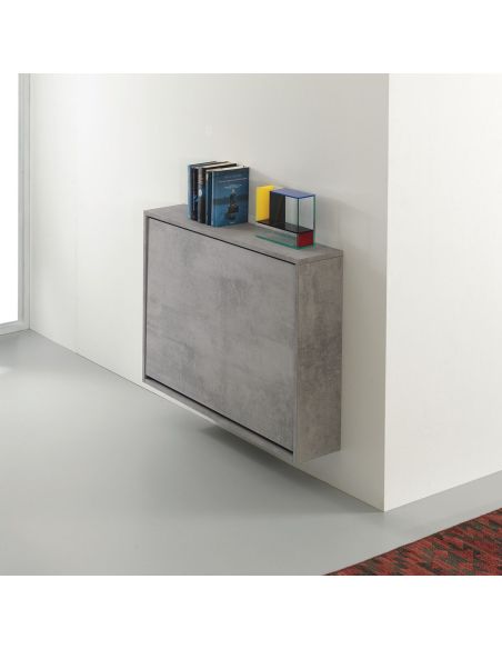 Scrivania a scomparsa con 3 sedie incorporate Jacob