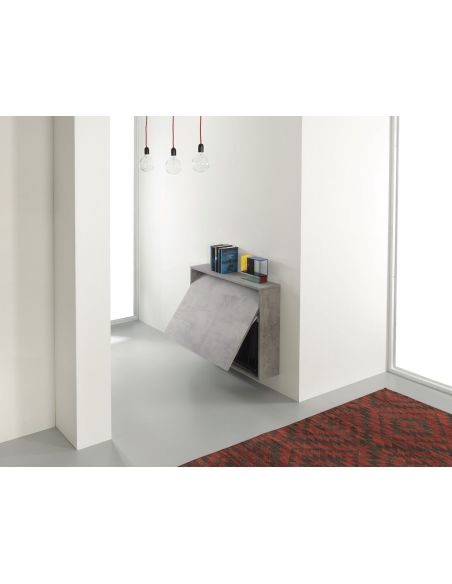 Scrivania a scomparsa con 3 sedie incorporate Jacob