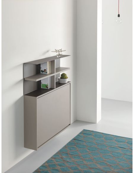 Scrivania a scomparsa con libreria e sedie pieghevoli Jacob Scrivania a scomparsa con libreria e sedie pieghevoli Jacob