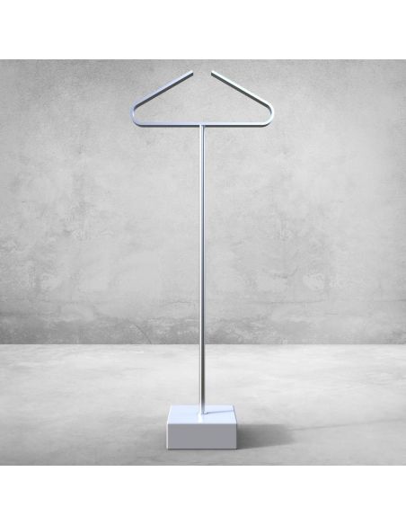 Servomuto design in acciaio e marmo Elwood 2