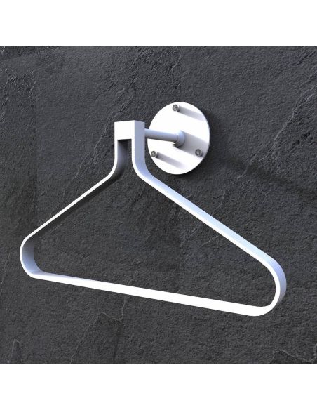 Servomuto design da parete in acciaio Foster 1