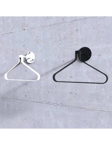 Servomuto design da parete in acciaio Foster 1