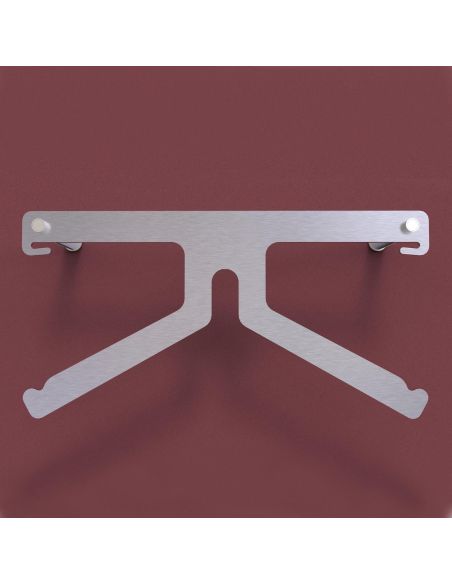 Servomuto design moderno a muro in acciaio Keaton 1