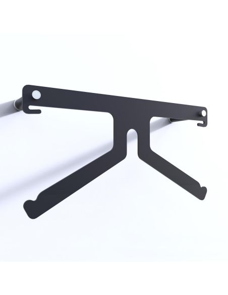 Servomuto design moderno a muro in acciaio Keaton 1