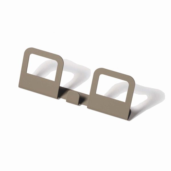 Appendiabiti da parete in acciaio design moderno Hang