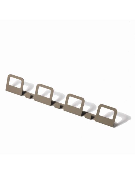 Appendiabiti da parete in acciaio design moderno Darrell Appendiabiti da parete in acciaio design moderno Darrell