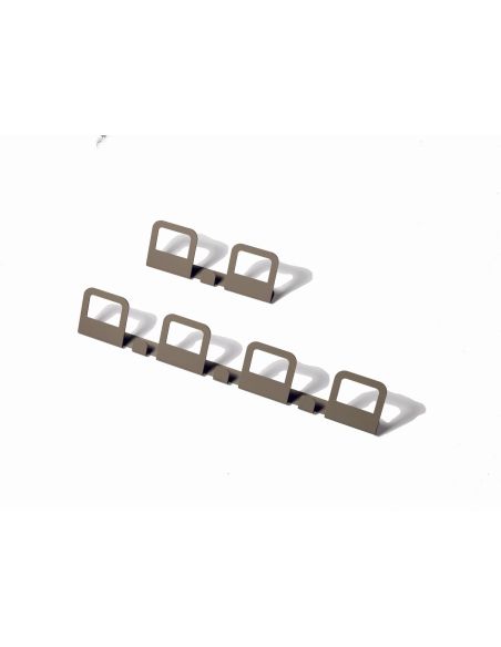 Appendiabiti da parete in acciaio design moderno Darrell Appendiabiti da parete in acciaio design moderno Darrell