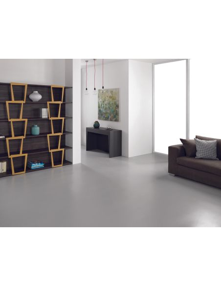 Tavolo consolle allungabile in acciaio e laminato Glen 120 Tavolo consolle allungabile in acciaio e laminato Glen 120