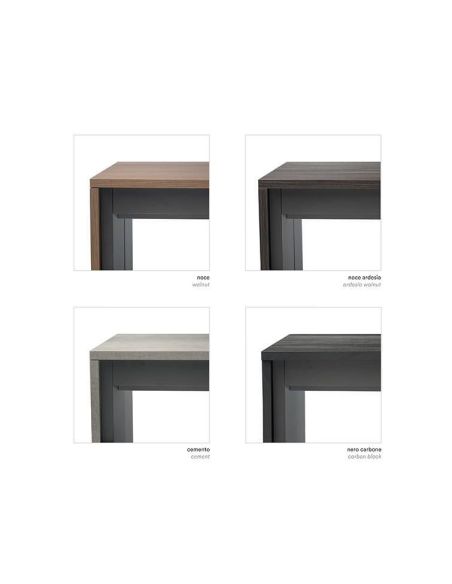 Tavolo consolle allungabile design moderno Edison