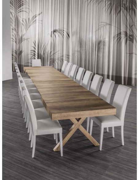 Tavolo allungabile da 200 a 500 cm 14/18 posti Conroy Tavolo allungabile da 200 a 500 cm 14/18 posti Conroy