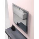 Specchio da parete con cornice fumè Darcy