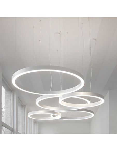 Lampadario a sospensione circolare a LED Bellai Home Lampadario a sospensione circolare a LED Bellai Home