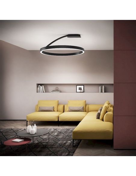 Lampadario plafoniera circolare a LED Bellai Home