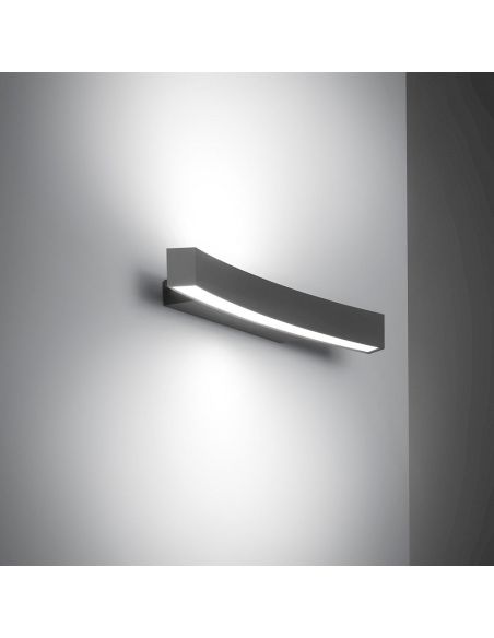 Lampada applique a LED in alluminio bianco Bellai Home Lampada applique a LED in alluminio bianco Bellai Home