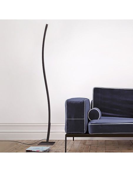 Lampada da terra a LED curvilinea a colonna Curve