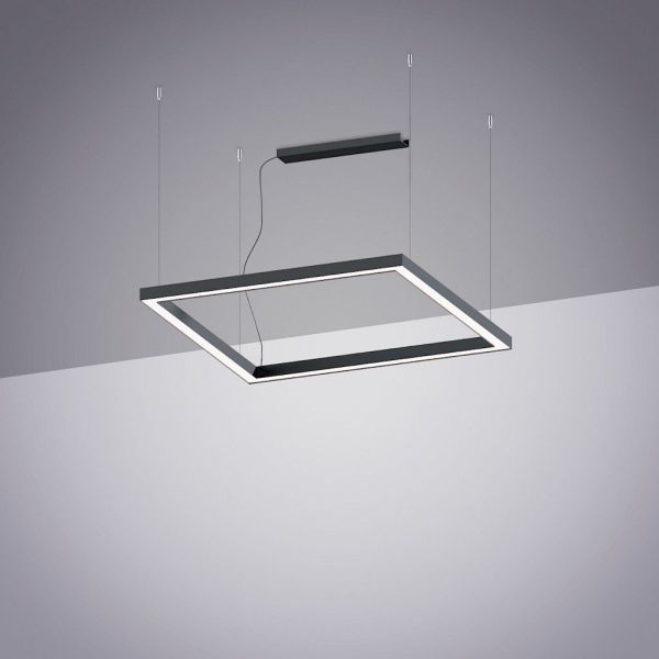 Lampadario a sospensione a LED quadrato Edge