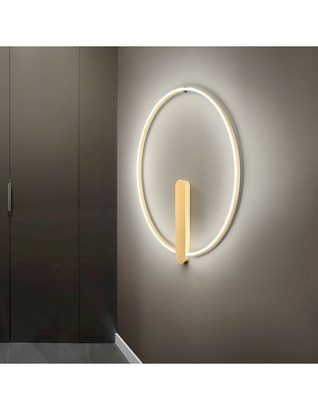 Applique da parete circolare a LED Leggera Applique da parete circolare a LED Leggera