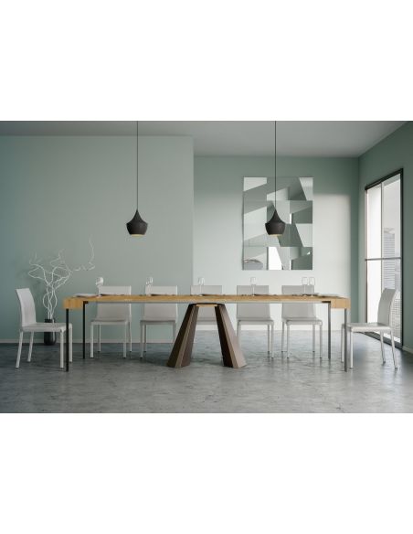 Tavolo consolle allungabile design moderno Shannon Tavolo consolle allungabile design moderno Shannon