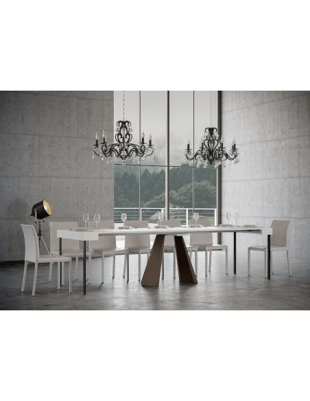 Tavolo consolle allungabile design moderno Shannon Tavolo consolle allungabile design moderno Shannon